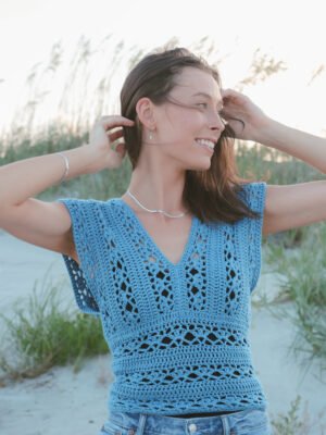 Zoe Lace Cap Sleeve Fitted Top