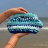 Crocheted Ocean Clutch