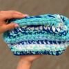 Crocheted Ocean Clutch